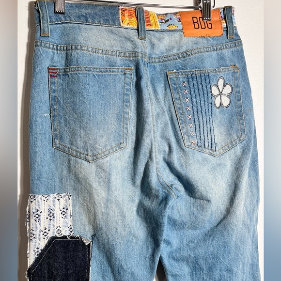 BDG URBAN OUTFITTERS PATCHWORK JEANS SIZE 27 - Picture 10 of 11
